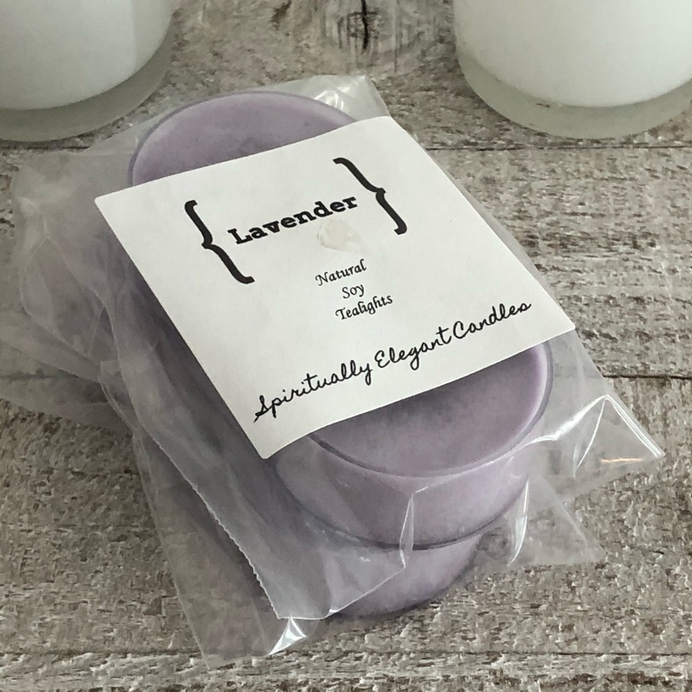 Lavender Soy Tealights | 4 Pack